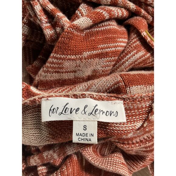 For Love & Lemons 'Isabela' Brown Midi Dress Size S - Picture 4 of 5